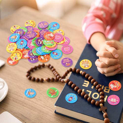 Eersida 120 Pcs Christian Coins Bulk Bible Verse Jesus Tokens, Novel - style: Novel