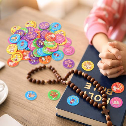 Eersida 120 Pcs Christian Coins Bulk Bible Verse Jesus Tokens, Novel - style: Novel