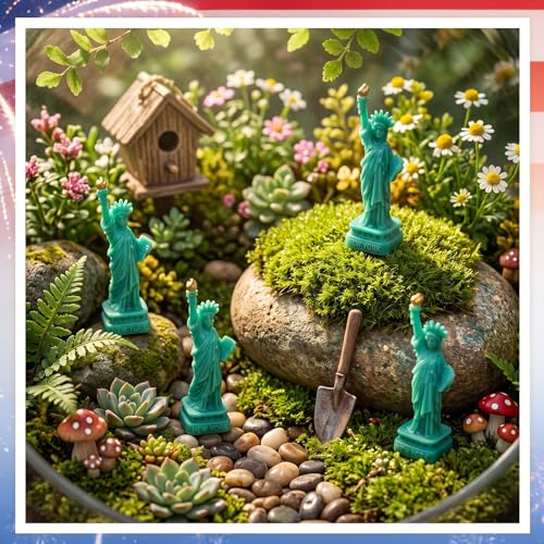Geelin 50 Pcs Mini Statue of Liberty Figurine Resin Small Statue of Liberty - style: Statue of Liberty