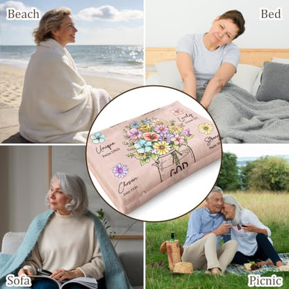 Christian Religious Gifts for Women, Light Pink Birthday Blanket 50''x 60'' - color: Light Pink, size: 60"x50"