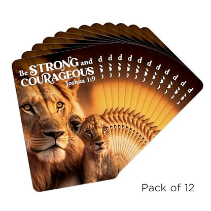 Logos Trading Post Son, Jos 1:9 Wallet Scripture Cards, Pack of 12 - color: Son