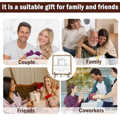 Religious Gifts for Women Men Friends Coworkers - color: God Is Within Her