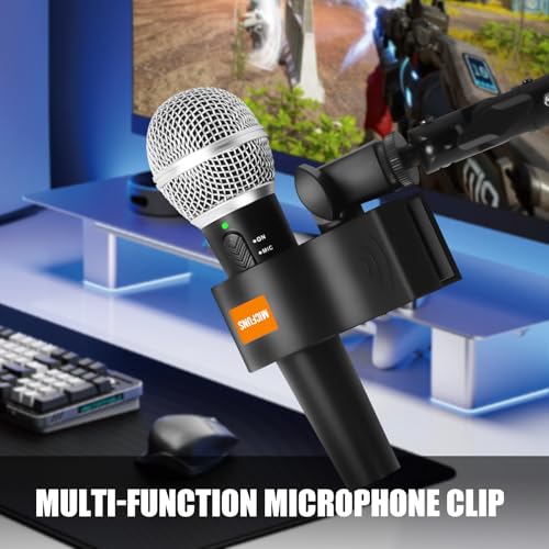 Upgraded Microphone Clip, 2 Pcs, Adjustable Mic Holder，32mm and 60mm