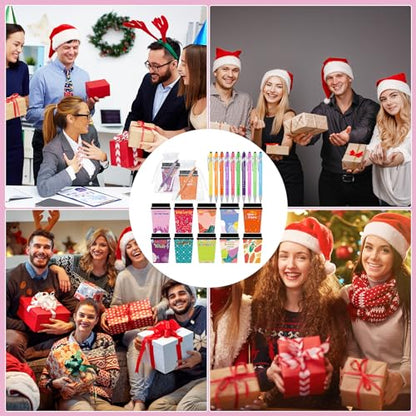 Kosiz 30 Set/90 Pcs Employee Coffee Cup Notepad with Pen, Xmas Sticky Notes - style: Employee