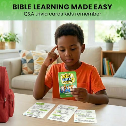 Who Knows Bible Better - Bible Figures Card Game, 300 Trivia Questions - color: People