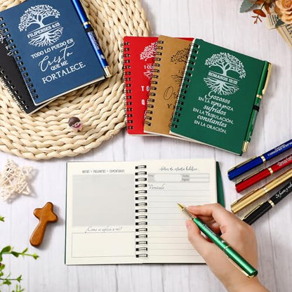 Sinload 60 Pcs/ 30 Set Christian Prayer Journal Bible Pen, Spanish Special - style: Spanish Special