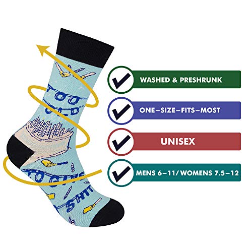 FUNATIC Socks with Funny and Profane Sayings, Sarcastic Gift for Men Women - color: Too Old to Give a Shit