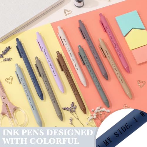 Crtiin 50 Pcs Inspirational Pens Bulk Light Hues, Christian Quotes - color: Light Hues, size: 1 Count (Pack of 50)