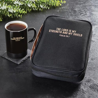 Faithworks Christian Gifts - Large Inspirational Ceramic Stoneware Mug, 17-Ounces, Strength and Shield - color: Strength and Shield