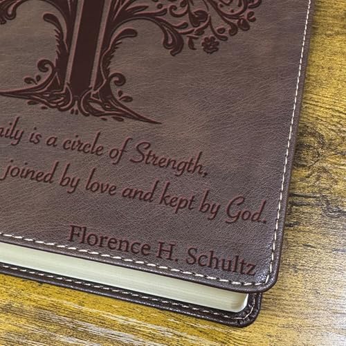 sinfinate Personalized NIV Journaling Bible with Custom Name Engraving, Christian Gift for Men, Women(Tree of Life)