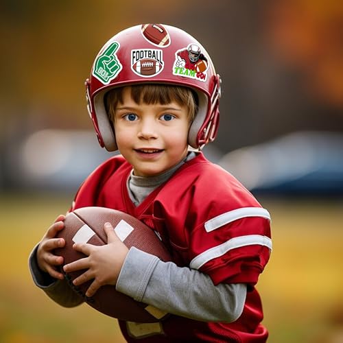 BEATRI Football Stickers 50PCS Waterproof Vinyl Coaches Football Decor - color: American Football Stickers Decal