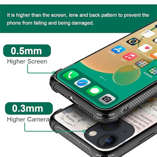 for iPhone 15 Case | Classic Slim Cover Design | Bible Verses Heart - color: Bible Verses Heart, size: iPhone 15