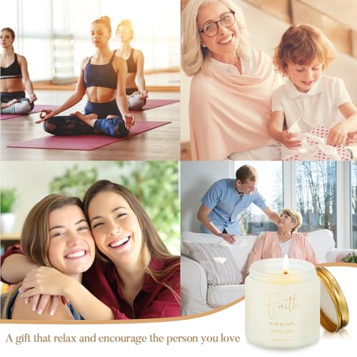 Lewtemi 10 Jars Christian Candles Gift Bulk, White, Elegant - color: White, style: Elegant