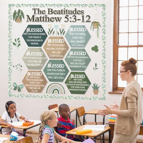 Christian Bulletin Board Religious Bulletin Board Fall Cutout (Greenery) - style: Greenery