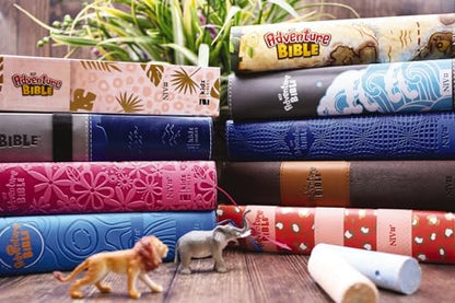 NIV, Adventure Bible, Leathersoft, Blue, Full Color