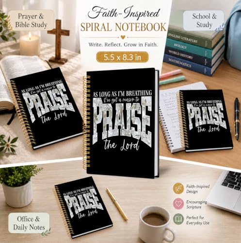 Bible Journal Notebook, Christian Gifts for Women - color: Inspirational Christian Notebook