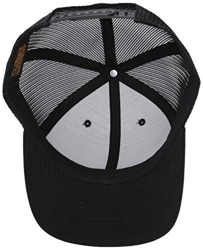 Yupoong Men's YP Classics Retro Trucker Hat, Black, One Size