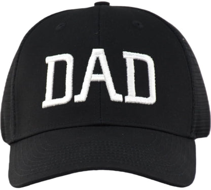 TSSGBL Various Gift Hats for Men - M L XL XXL Big Head Fit, Adjustable Mesh Trucker Ball Cap, Ideal Gifts - color: 3d-dad-mesh Black, size: XX-Large-3X-Large
