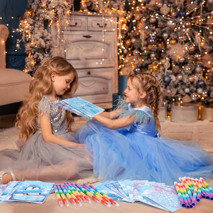 BenLouis 24 Pcs Frozen Mini Coloring Books for Kids Party Favors - style: Frozen