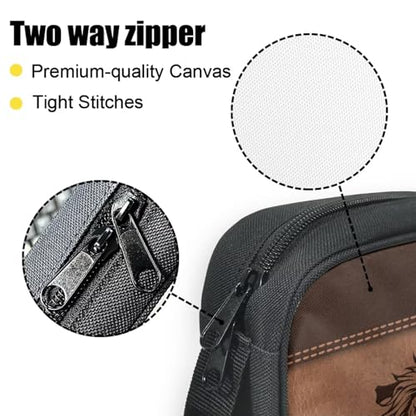 Cross with Lion Print Bible Cover for Women Men,Canvas Bible Book Carrying Cases Church Bag with Handle - color: Cross With Lion