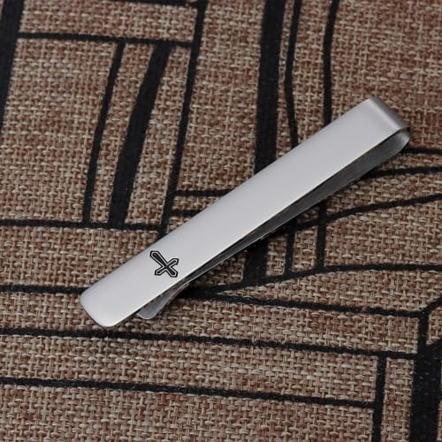 Cross Tie Pin for Men First Communion Tie Clip