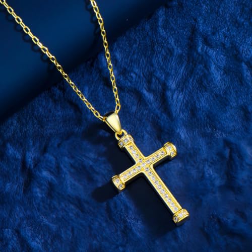KQ&TTENG 14k Gold Plated Four Leaf Clover Necklace Irish Jewelry Wedding Anniversary Birthday Gifts for Women Wife Mom Girlfriend - color: A01