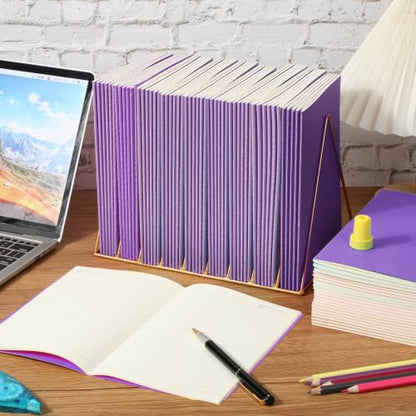 Handepo 100 Pack A5 Composition Notebooks Bulk 5"x8" Notebooks Purple - color: Purple, size: A5