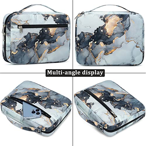 JIANYA Bible Cover for Boys Kids Bible Case Church Bag Childrens Bible Carrying Case with Handle and Zippered Pocket, Dinosaur Blue
