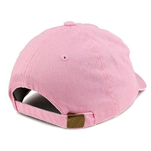 Trendy Apparel Shop Cross Embroidered Washed Cotton Adjustable Cap - color: Pink