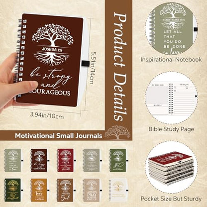 Kosiz Christian Gifts Bulk Prayer Journals with Pens,80 Pcs,Vivid Color - color: Neutral Color