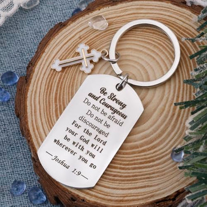 Christian Keychains Cross Keychain Bible Accessories Gifts Christian Gifts Religious Gifts - color: Bible Gifts