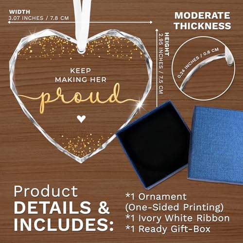 ZAGKOO Memorial Gifts for Loss of Mom, Mother, Grandma, Women - color: Proud Her