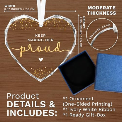 ZAGKOO Memorial Gifts for Loss of Mom, Mother, Grandma, Women - color: Proud Her