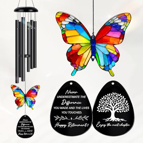 Retirement Gift for Woman,Retirement Wind Chime Gifts for Women - color: Retirement Gift