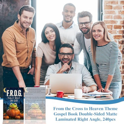 Gospel Tracts for Evangelism, Christian Bookmarks for Church Outreach - color: Fully Rely on God