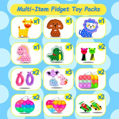 1000 Pcs Party Favors for Kids, Fidget Toys Bulk, Prizes for Kids, Fidget Stocking Stuffers Birthday Party Gifts, Carnival Treasure Classroom Prizes Box, Goodie Bag Stuffers