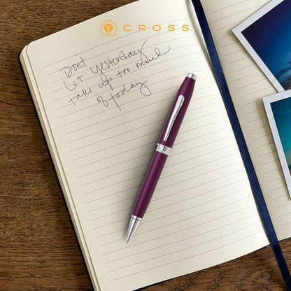 Cross Foundry Metallic Purple with Chrome Appointments Ballpoint Pen - color: Purple