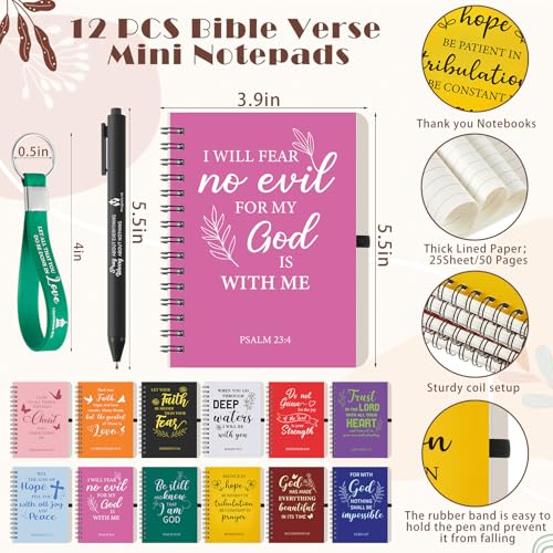 Skylety 12 Set Christian Gifts Bulk Scripture Cup Set, Classic Color - color: Classic Color