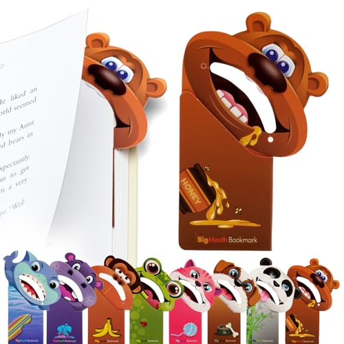 Thinking Gifts Magnetic Bookmark for Reading - Brown Bear - color: Brown Bear