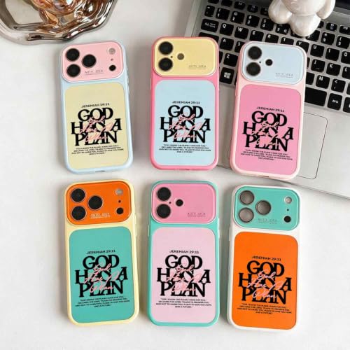Y2K God Has A Plan Jeremiah 29:11 Phone Case for iPhone 17 Pro, Green - color: Greenrosepurple, size: iPhone 17 Pro