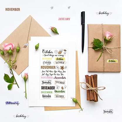 Eaasty 24 Sheets Monthly Planner Stickers for Calendars Journaling Creative