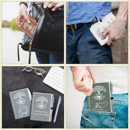 Kosiz 80 Pcs Christian Gifts Bulk Prayer Journals with Pens,Boho Color - color: Boho Color