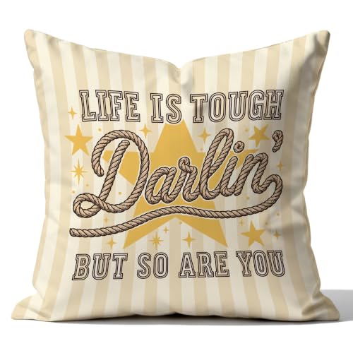 Inspirational Western Cowgirl Pillow Cover 18x18 Double-Sided - color: Color-17