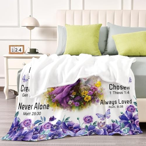 Customized Blankets with Name Personalized Baby Blankets Christian Gift - color: Design15