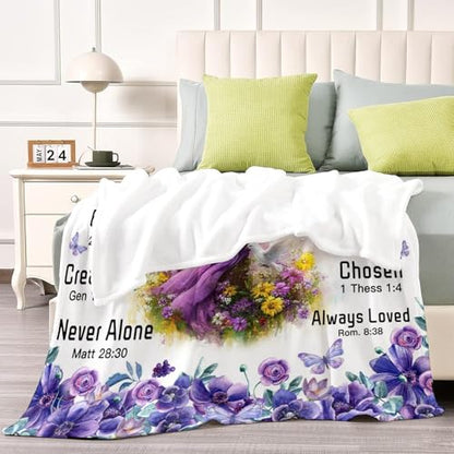 Customized Blankets with Name Personalized Baby Blankets Christian Gift - color: Design15