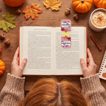 Horror Movie Magnetic Bookmarks 20Pcs Spooky Die-Cut Markers, Party Favors - style: Halloween Horror Movie