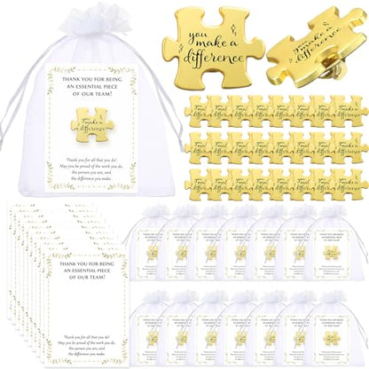 Housekeeping Appreciation Gifts Puzzle Lapel Pin - style: Difference