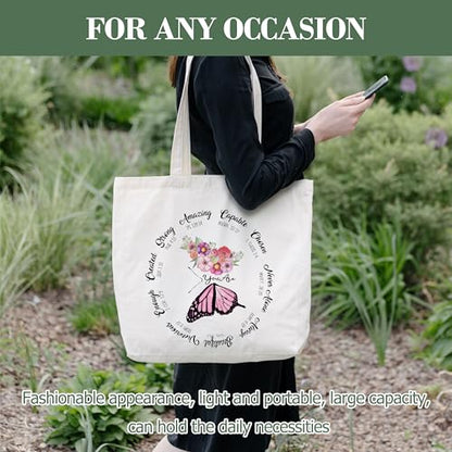 Christian Gifts Canvas Tote Bag Aesthetic for Women - style: You Are