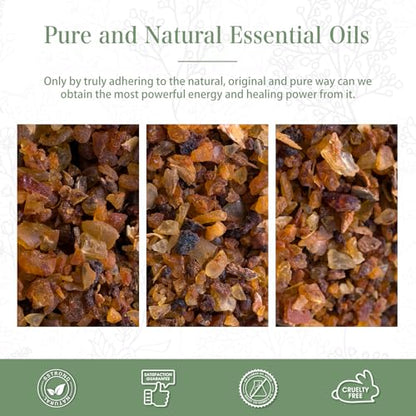 PHATOIL Myrrh Essential Oil for Diffuser Aromatherapy, Soap Candle Making - size: 3.38 Fl Oz (Pack of 1)