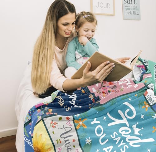 Christian Gifts for Women, Cute Birthday Gifts Blanket 60x50in - size: 60x50inches